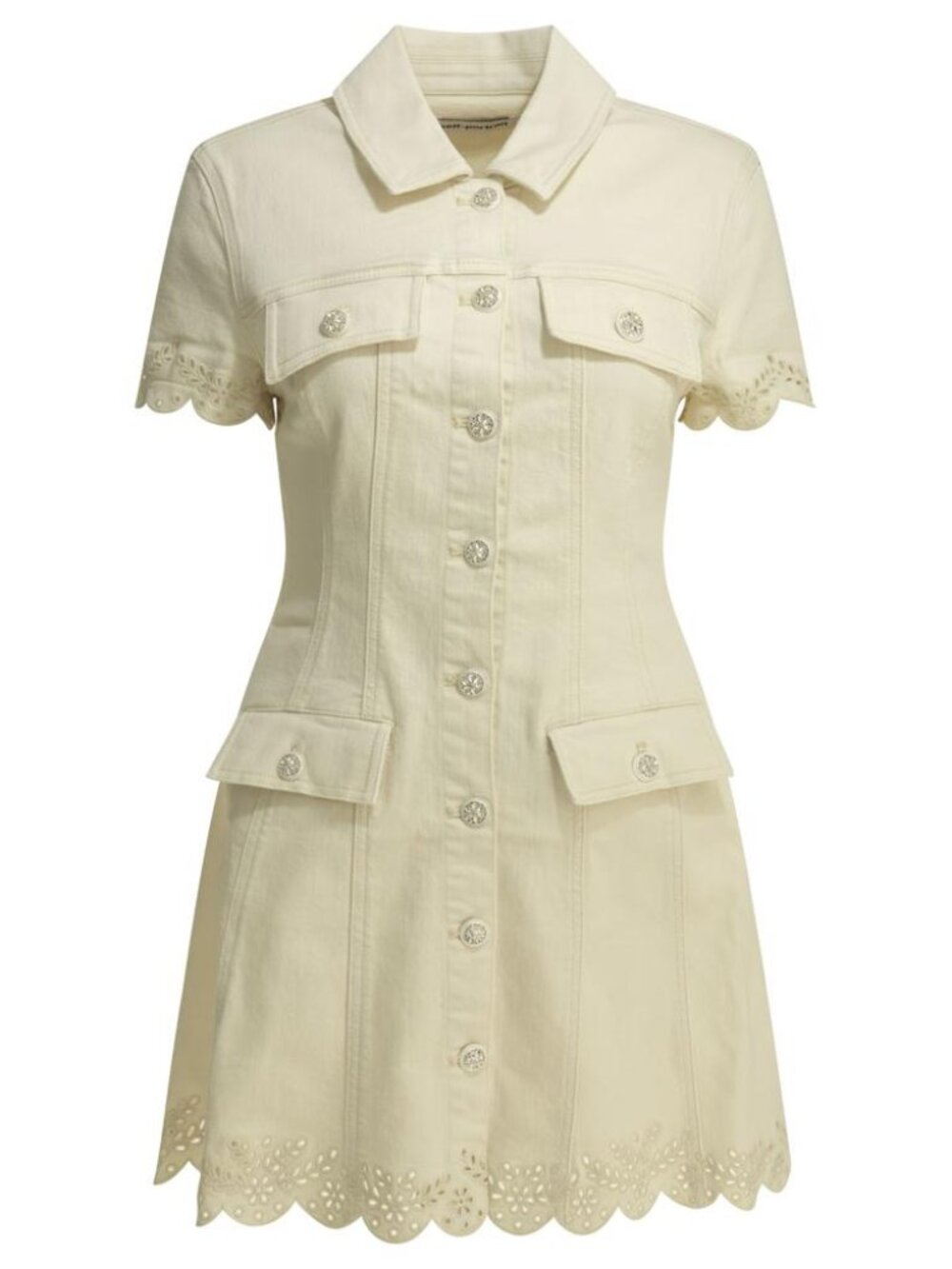 Self-Portrait Embroidered Short Dress Tag Size 10 Women